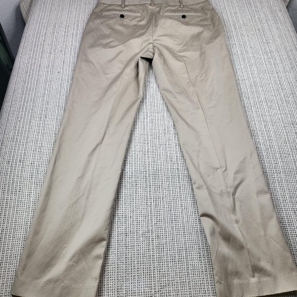 Bonobos Wednesday Pants Mens 32x30 Beige Chino Flat Front Straight Leg Casual - Picture 7 of 8